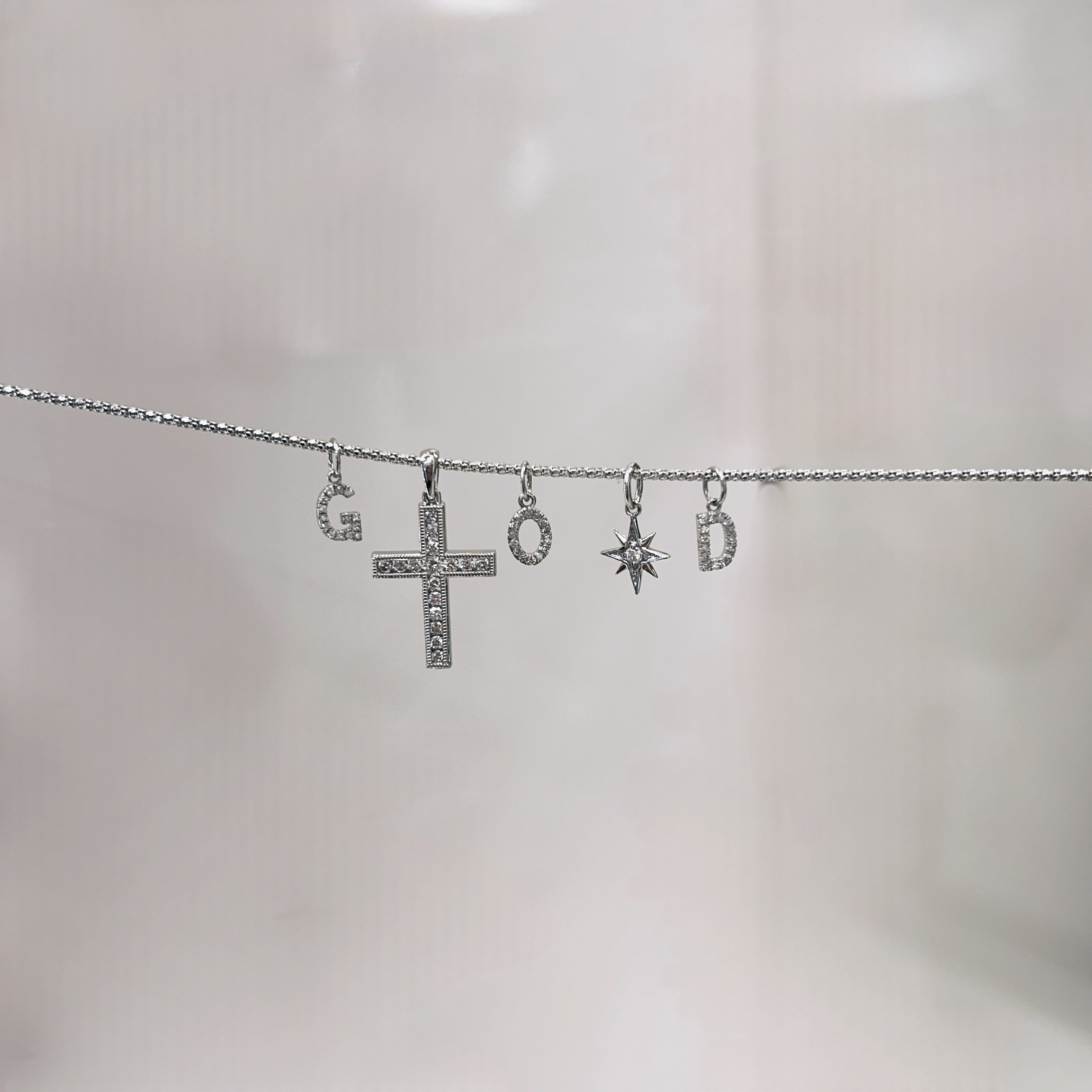 "Y" Diamond Charm