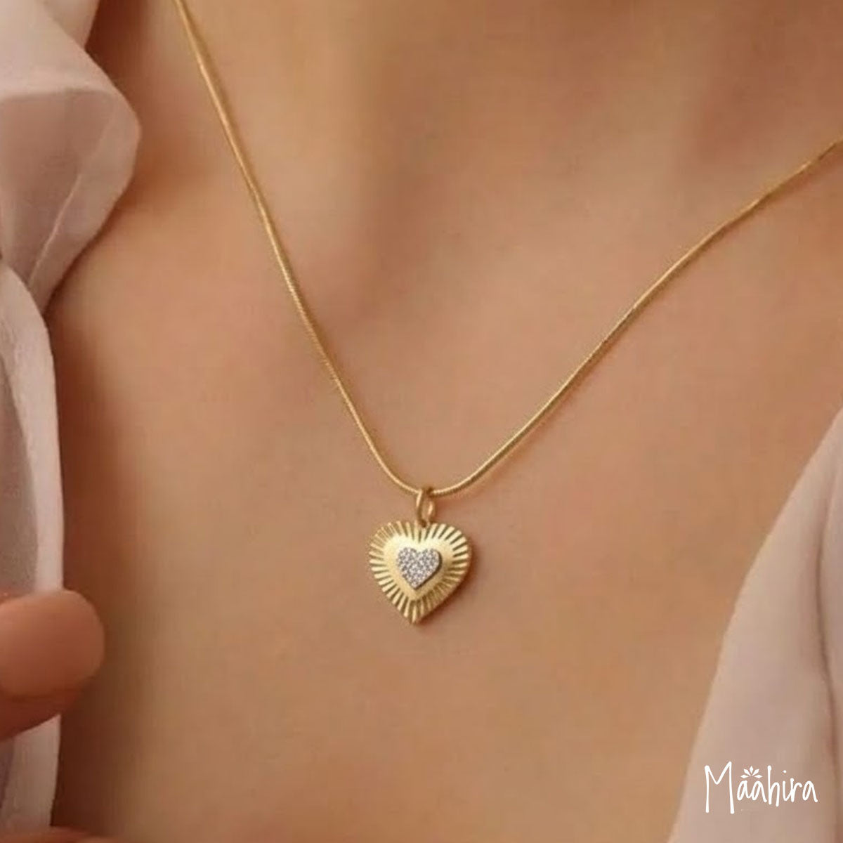 Diamond Heart Pendant