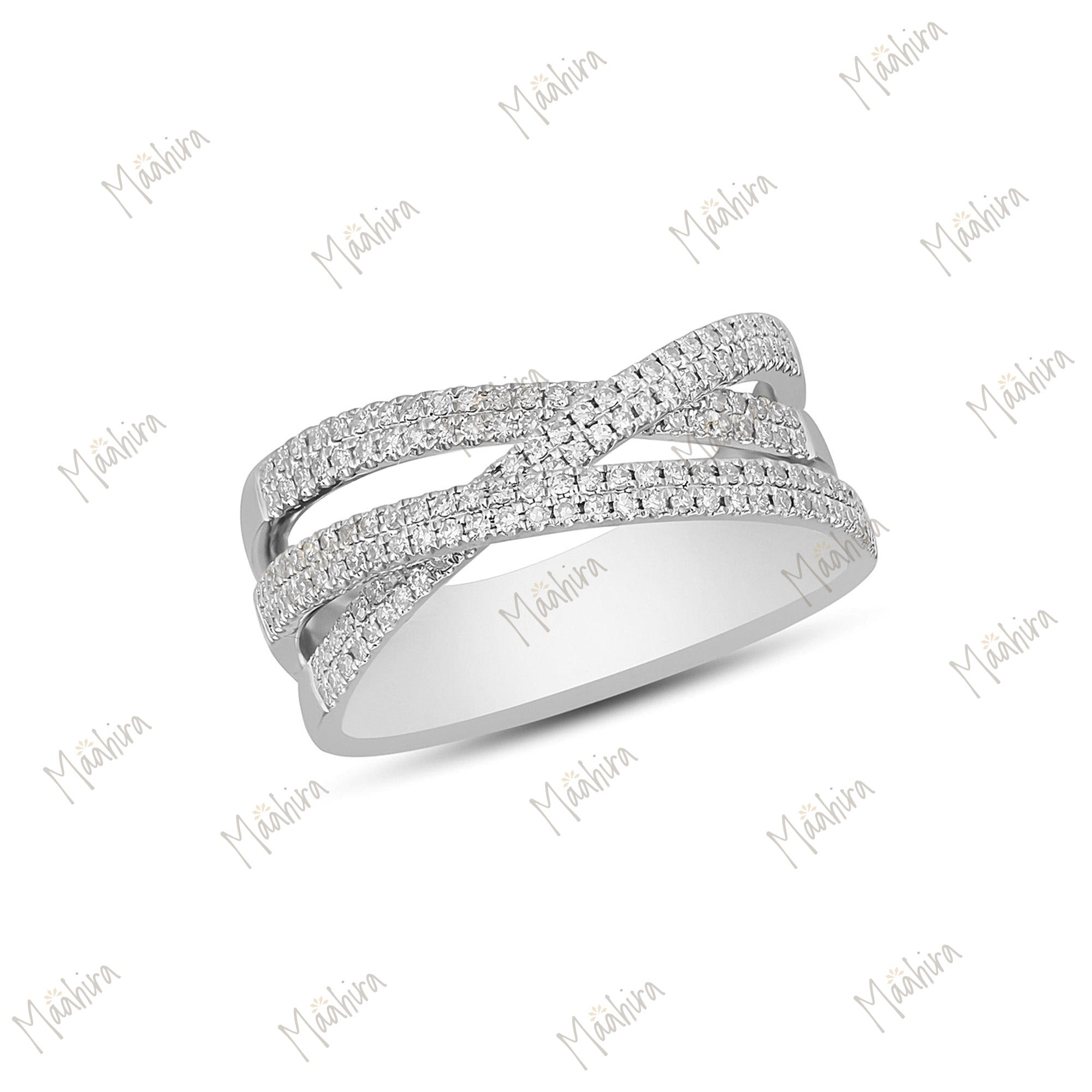 Diamond Ring in white gold