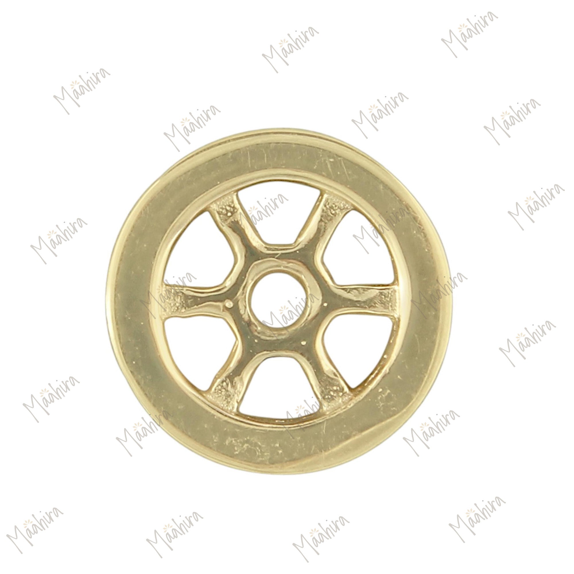 Wheel Diamond Charm