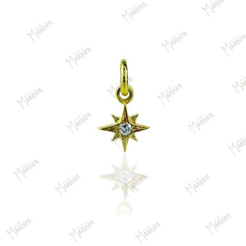 Diamond star charm 