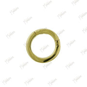 Golden smooth round clasp