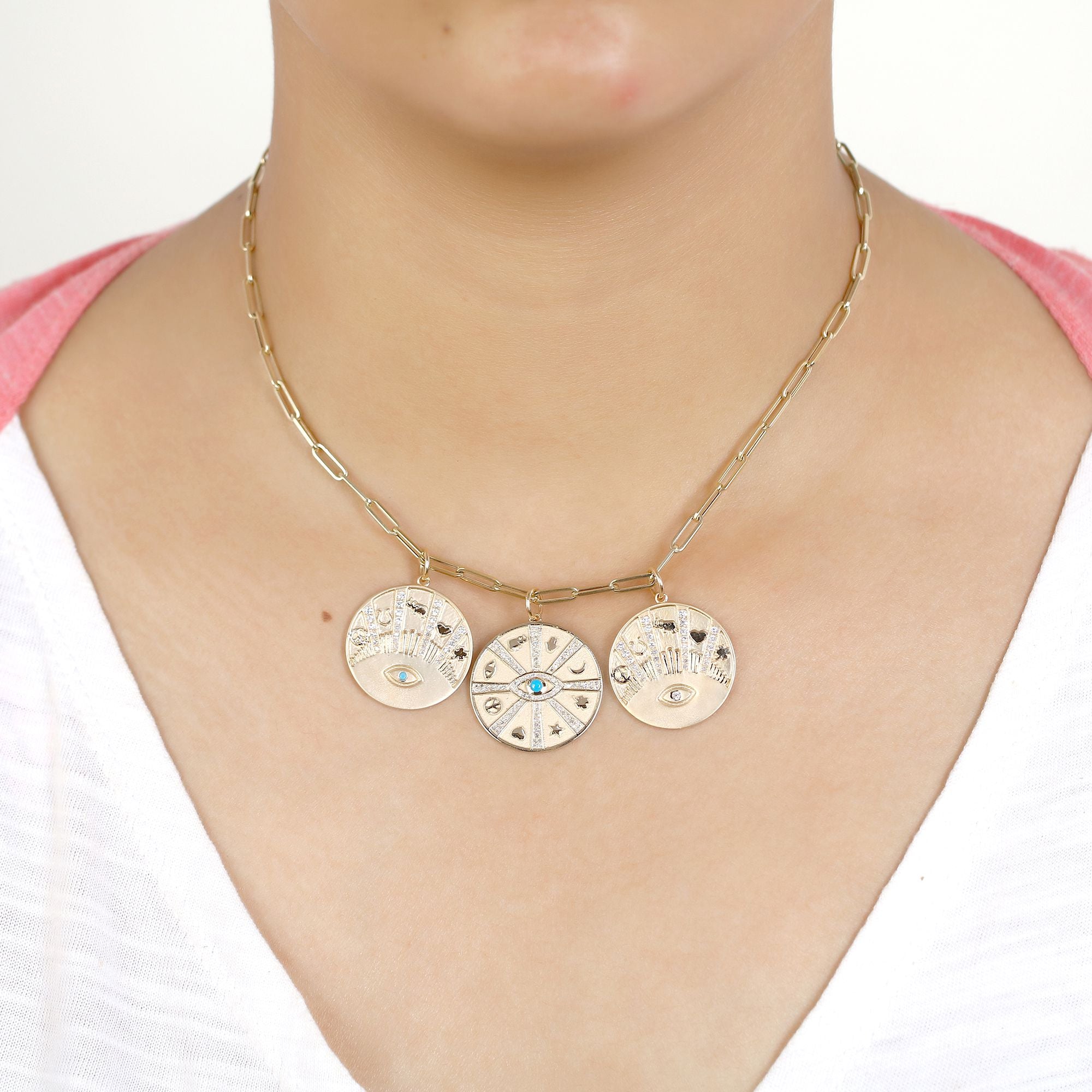 Diamond Lucky Charms Pendant 23.50mm