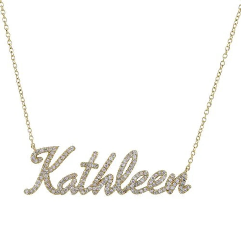 Name tags necklace
